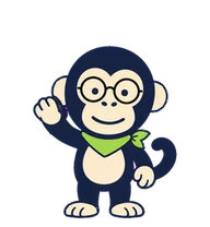 Moncho, el mono de Monkey Speaks, saludando